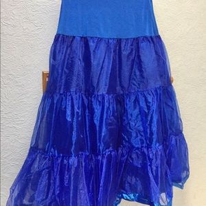 Royal Blue Petticoat or Skirt